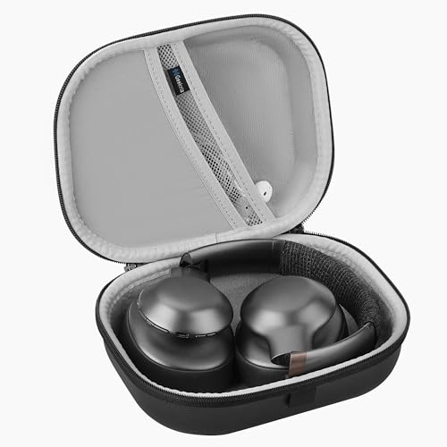 Geekria Shield Headphones Case Compatible with JBL Tune 770NC Tour ONE M3 E65 BTNC Replacement Hard Shell Travel Carrying Bag with Cable Storage Black - Image 3