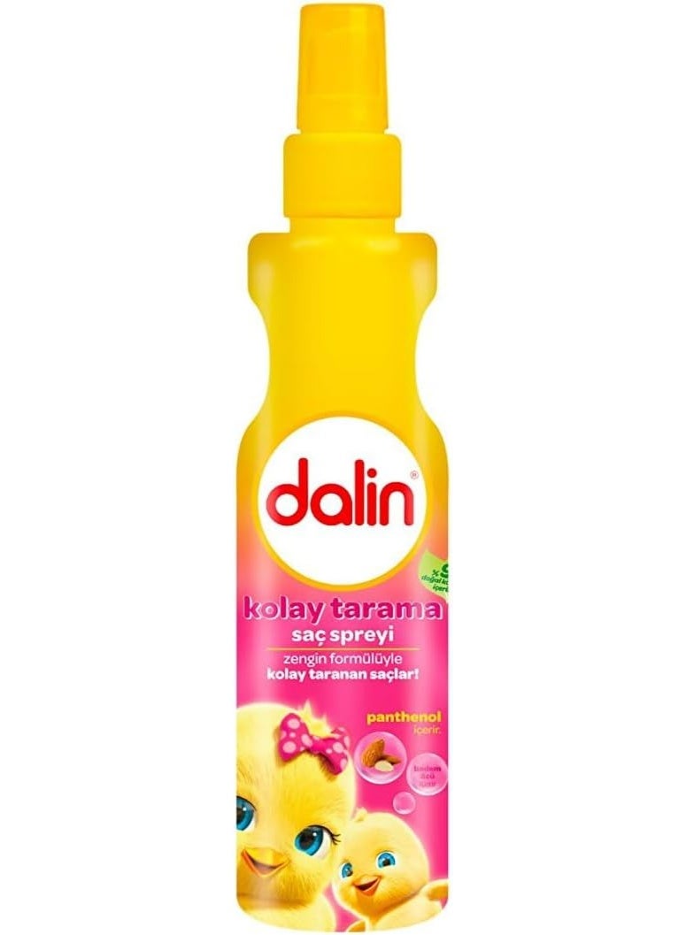 Dalin Kids Detangling Spray 200ML | Leave-In Hair Conditioner for Kids | Gentle Knot & Tangle Remover | Smooth & Soft Hair Care | Hypoallergenic | Suitable for Wet & Dry Hair | Almond Extract - Image 1