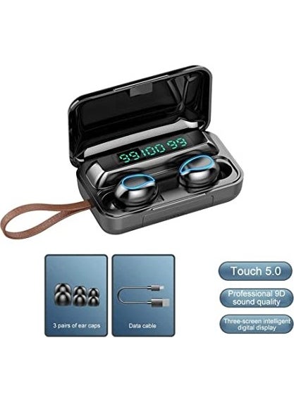 İnovaxis - Inovaxis Tws Bluetooth Headphones 2000 Mah Powerbank Waterproof Sports Headphones - Image 1