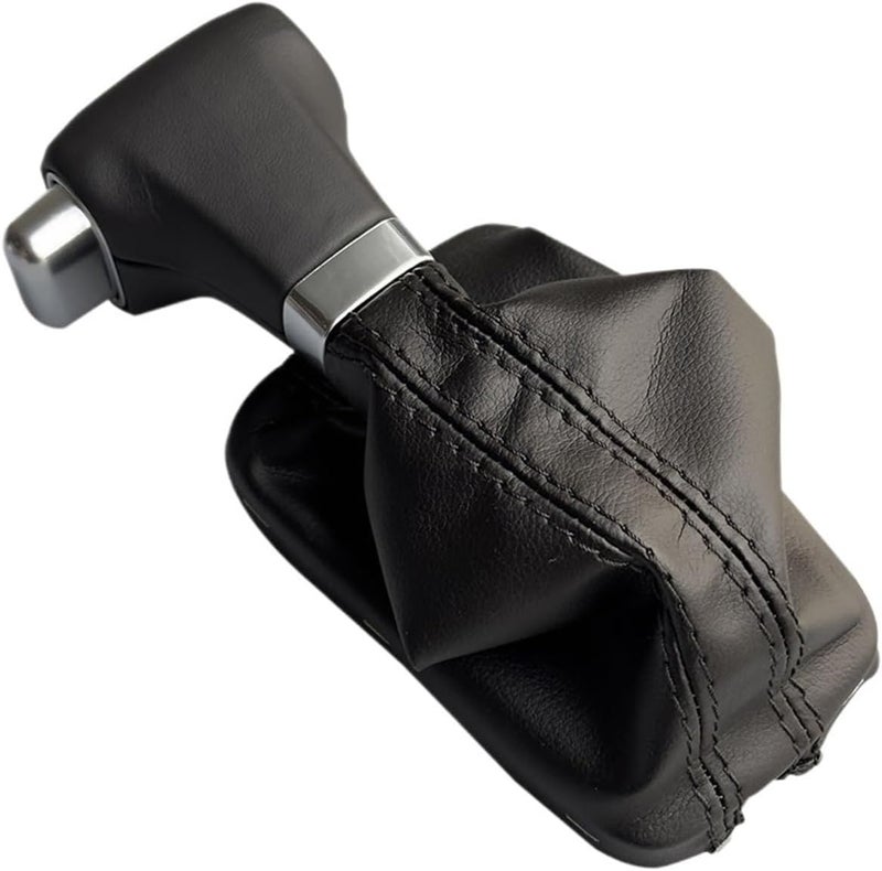 Compatible With VW Golf 5 6 MK5 MK6 Passat B6 Tiguan Compatible With Jetta Automatic Car Gear Shift Knob With Leather Cover Gear Stick Knob(Passat B6) - Image 1