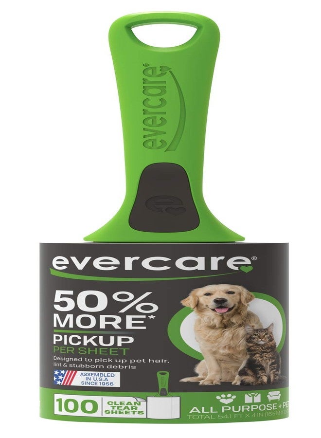 Evercare All Purpose Pet Hair Lint Rollers, 3 Pack, 100 Sheets Each - Reusable Sticky Roller for Pet Hair, Cat & Dog Hair Remover, Lint Remover, Pet Hair Remover for Furniture, Clothing & Cars - Image 3