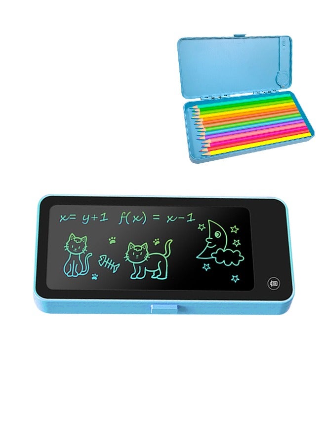 لوح كتابة LCD مع حافظة أقلام، وسادات رسم محمولة، لوح كتابة LCD مع قلم كتابة احترافي، وسادات رسم للرسم والكتابة على الجدران  - Image 1