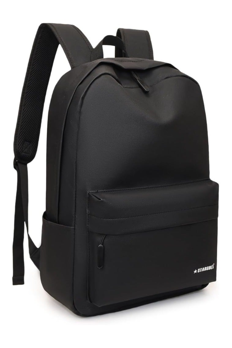 ستارجولد حقيبة ظهر 2 في 1، حقيبة ظهر للكمبيوتر المحمول مقاس 17 بوصة، مع حقيبة خصر مقاس 5 بوصات، حقائب ظهر مدرسية للأولاد والبنات المراهقين، مقاومة للماء وبطانة من الفوم - (17 بوصة + 5 بوصات - أسود) - Image 3