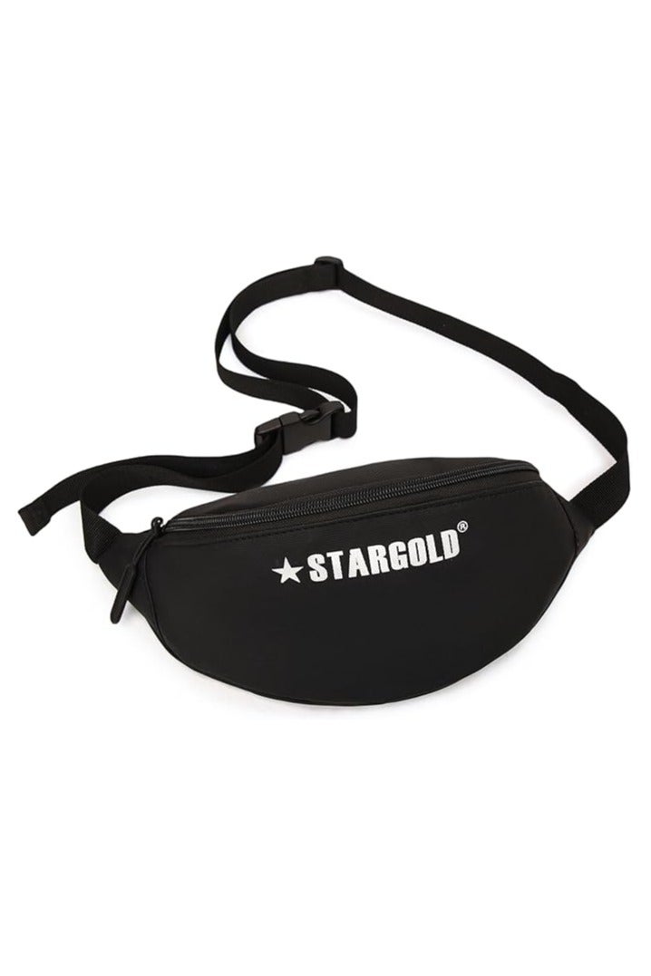 ستارجولد حقيبة ظهر 2 في 1، حقيبة ظهر للكمبيوتر المحمول مقاس 17 بوصة، مع حقيبة خصر مقاس 5 بوصات، حقائب ظهر مدرسية للأولاد والبنات المراهقين، مقاومة للماء وبطانة من الفوم - (17 بوصة + 5 بوصات - أسود) - Image 4