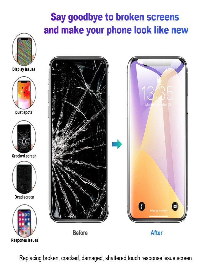 EFAITHFIX for iPhone 15 Pro Max Screen Replacement 6.7 Inch LCD COF 3D Touch Display Full HD Digitizer Frame Assembly (A2849 A3105 A3106 A3108) with Repair Tools Screen Protector Waterproof Adhesive - Image 5