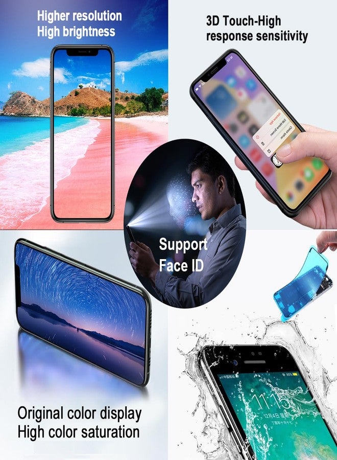 EFAITHFIX for iPhone 15 Pro Max Screen Replacement 6.7 Inch LCD COF 3D Touch Display Full HD Digitizer Frame Assembly (A2849 A3105 A3106 A3108) with Repair Tools Screen Protector Waterproof Adhesive - Image 4