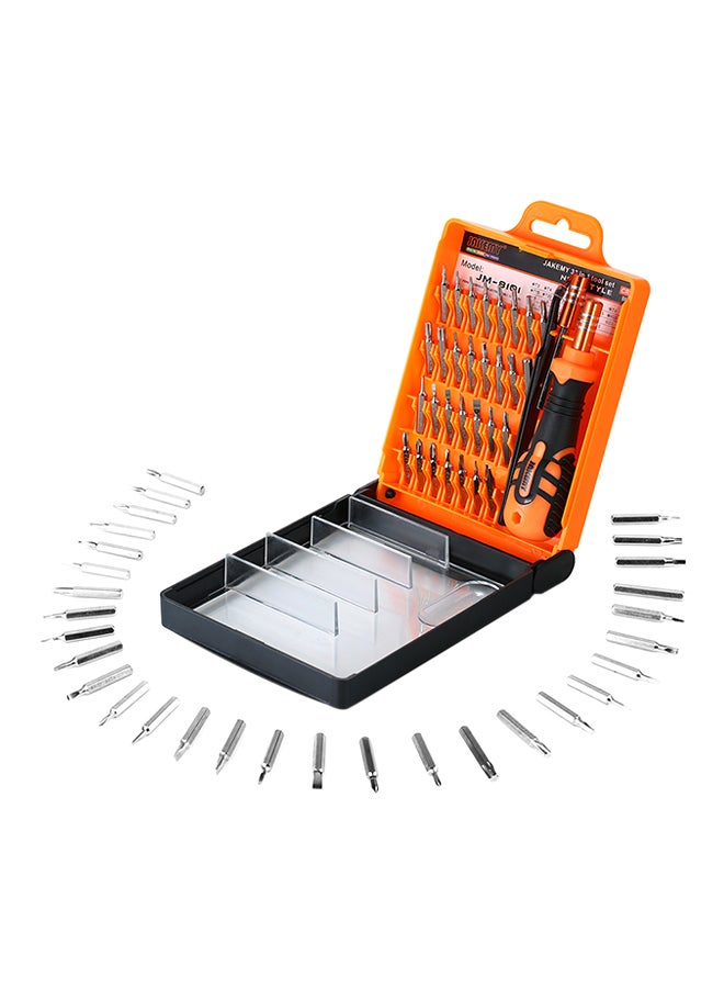 33-Piece Magnetic Screw-Driver  Screwdriver Set Multicolour 0.225kg