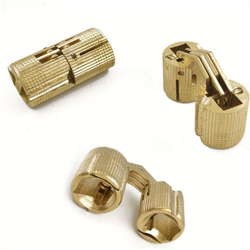 Set Of 6 Modern Minimalist Concealed Cabinet Hinges For 180 Degree Opening - Image 3