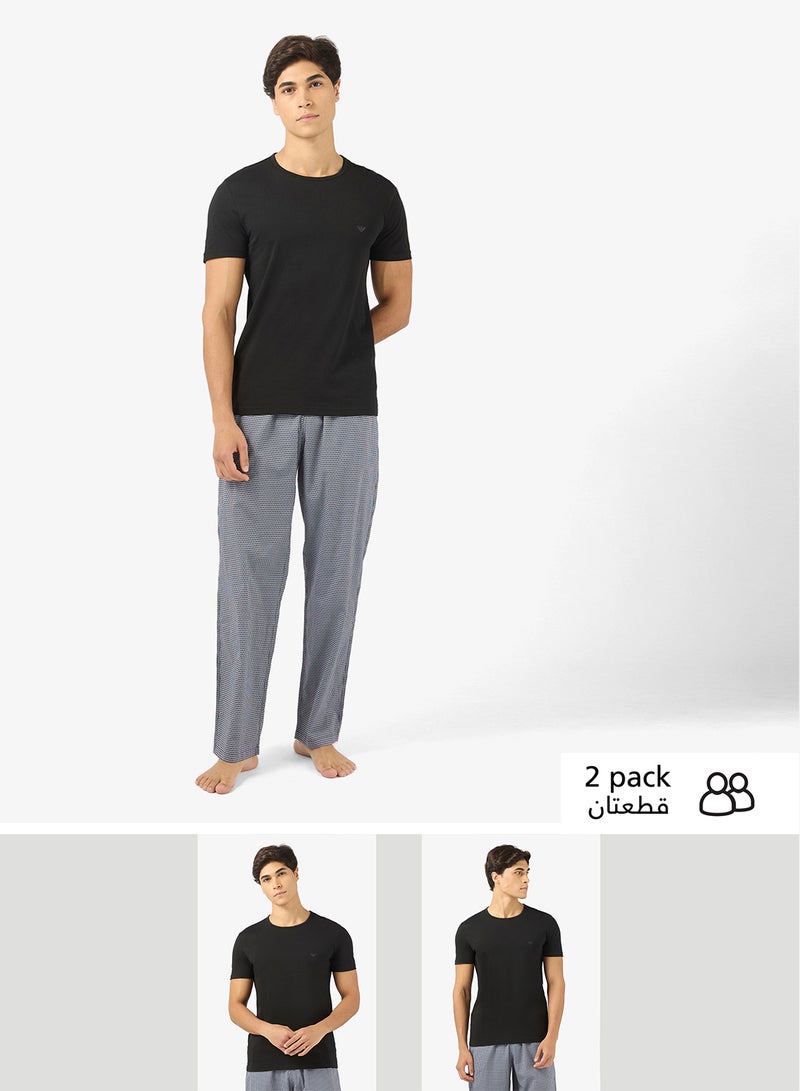 امبوريو ارماني عبوتان من تيشيرت بياقة دائرية - Image 1