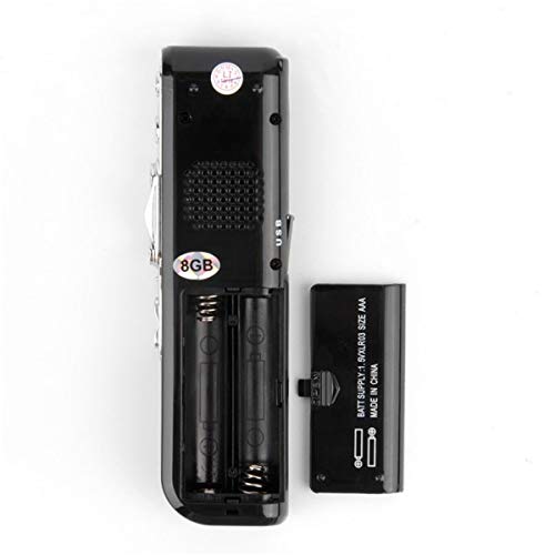 smars® 8GB Digital Voice Recorder Voice Activated USB Pen Digital Audio Voice Recorder Mp3 Player Dictaphone Black gravador - Image 4
