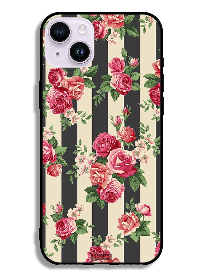 Tolwak Apple iPhone 14 Protective Case Roses Pattern - Image 2