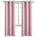 BGment Kids Blackout Curtains for Bedroom - Grommet Thermal Insulated Silver Star Print Room Darkening Curtains for - Image 2