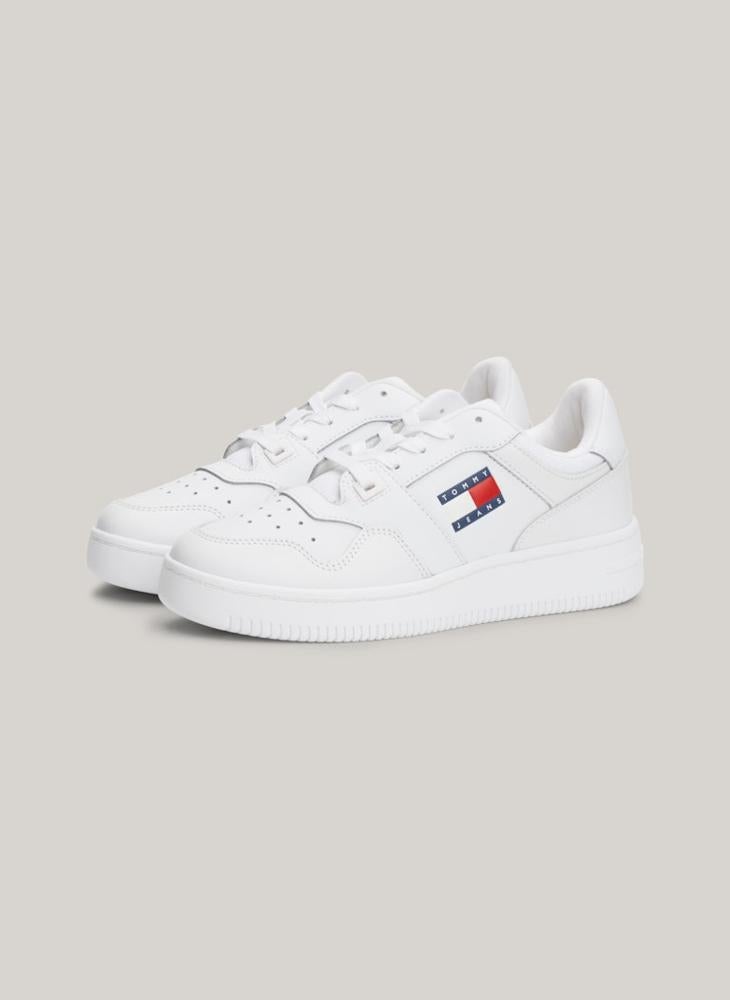 TOMMY JEANS - Retro Basket Low Top Sneakers - Image 1