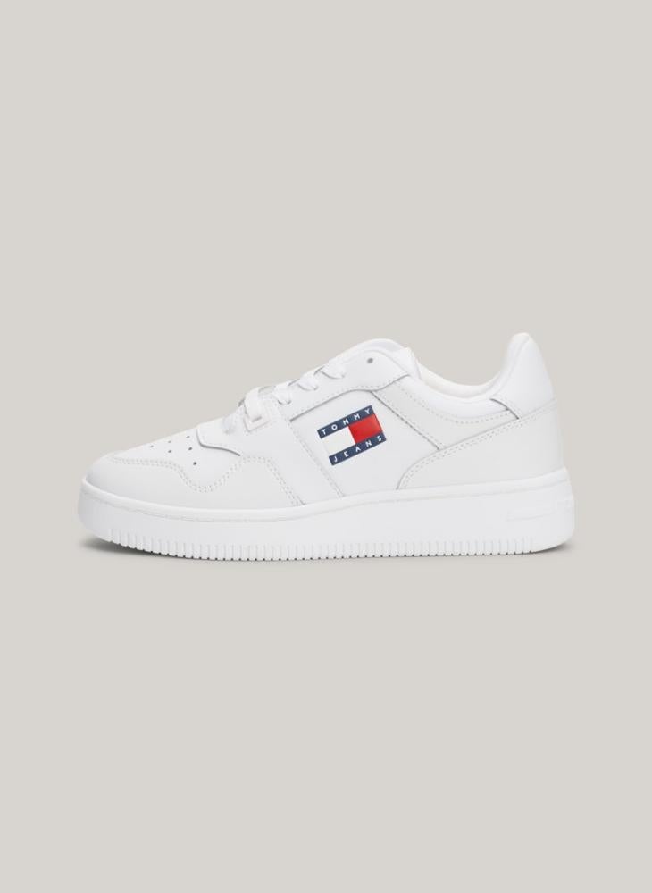 TOMMY JEANS - Retro Basket Low Top Sneakers - Image 1