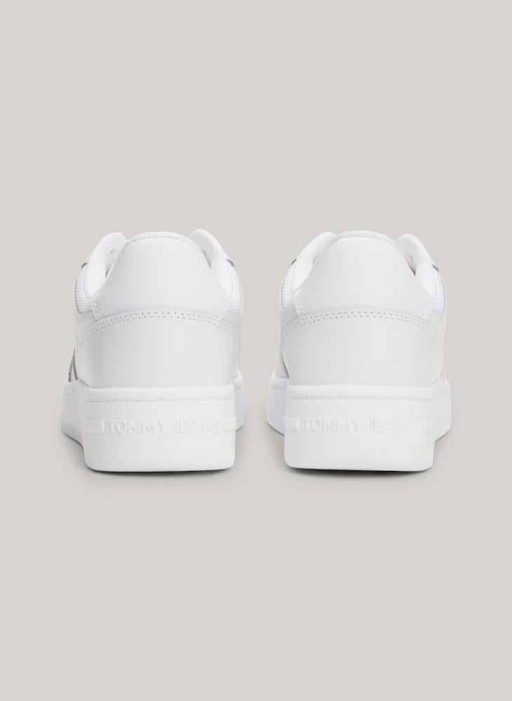 TOMMY JEANS - Retro Basket Low Top Sneakers - Image 1