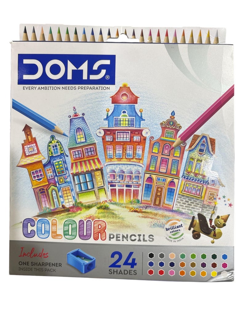 دومس ألوان دوماس الخشبية الرائعة الطويلة -24 لون زاهي - Image 1