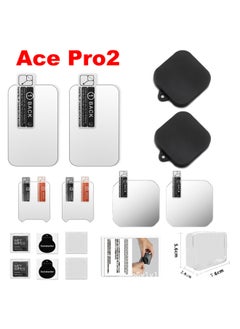 Generic Shadow Stone Insta360 ACE Pro2 Lens Silicone Lens Cover AcePro2 Storage Bag Tempered Film Accessories-Color:Ace Pro 0.1kg Set+lens Cap*2  - Image 1