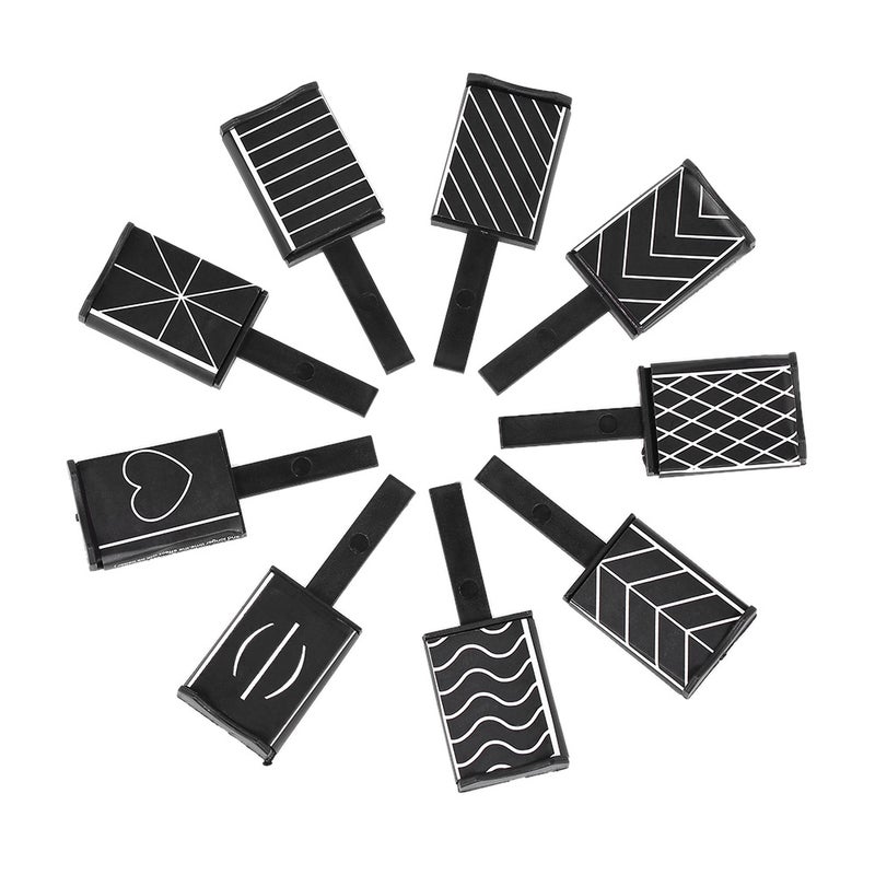 12 Pieces 3D Magnet Stick Set Magnetic Cat Eye Pen Drawing Vertical Stick For UV Gel Polish Magical Nail Tools - Image 2