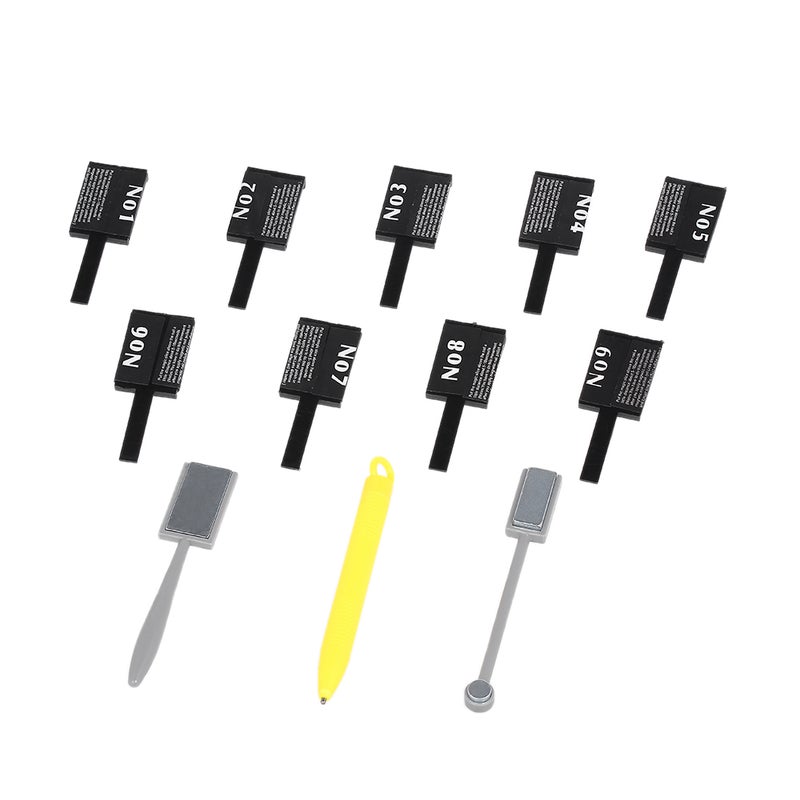 12 Pieces 3D Magnet Stick Set Magnetic Cat Eye Pen Drawing Vertical Stick For UV Gel Polish Magical Nail Tools - Image 3