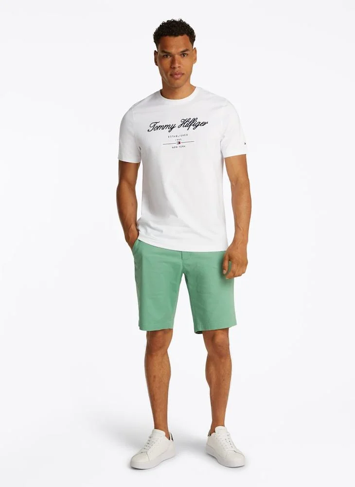TOMMY HILFIGER Regular Fit T-Shirt With Script Logo