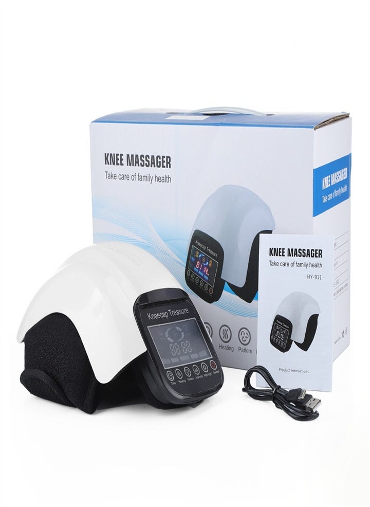 Generic - Wireless Knee Massager, Infrared Heating and Vibration Knee Pain Relief for Swollen and Stiff Joints, Stretched Ligaments and Muscle Injuries - Image 1