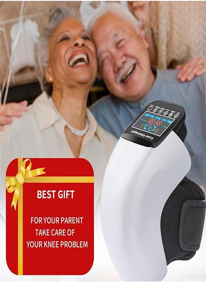 Generic - Wireless Knee Massager, Infrared Heating and Vibration Knee Pain Relief for Swollen and Stiff Joints, Stretched Ligaments and Muscle Injuries - Image 1