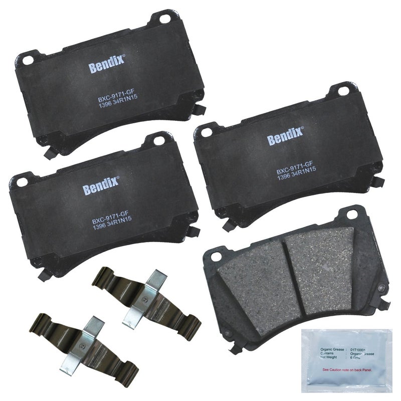 Bendix Priority1 CFC1396 Ceramic Front Brake Pads for Hyundai Equus 2011, Genesis 2014-2009 - Image 4
