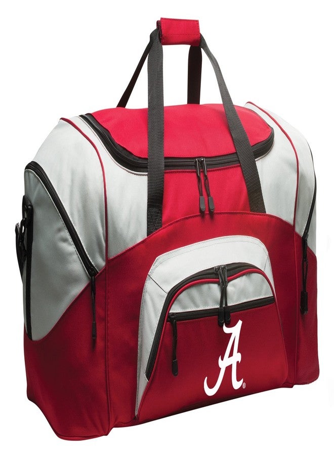 Broad Bay DELUXE Alabama Duffel Bag Alabama Gym Bag Large Size (Alabama A - Red) - Image 1