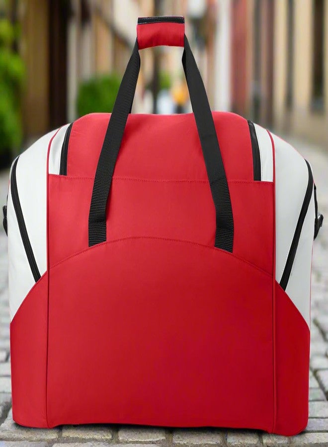 Broad Bay DELUXE Alabama Duffel Bag Alabama Gym Bag Large Size (Alabama A - Red) - Image 3