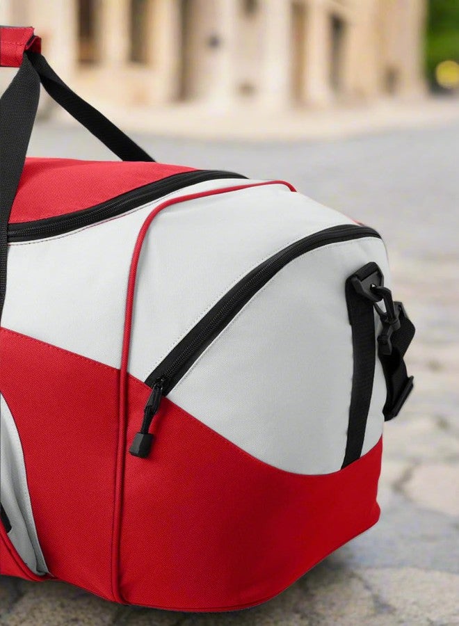 Broad Bay DELUXE Alabama Duffel Bag Alabama Gym Bag Large Size (Alabama A - Red) - Image 5