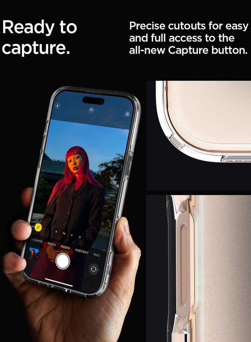 Spigen غطاء حماية فائق الجودة لهاتف iPhone 16 Pro Max (2024) - شفاف - Image 4