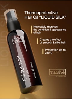 Tashe Thermal Protection Hair Oil for Silky Smooth, Nourished & Repaired Hair with Avocado, Almond & Macadamia Oils for All Hair Types 100ml  - Image 2