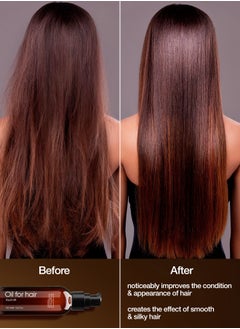 Tashe Thermal Protection Hair Oil for Silky Smooth, Nourished & Repaired Hair with Avocado, Almond & Macadamia Oils for All Hair Types 100ml  - Image 3
