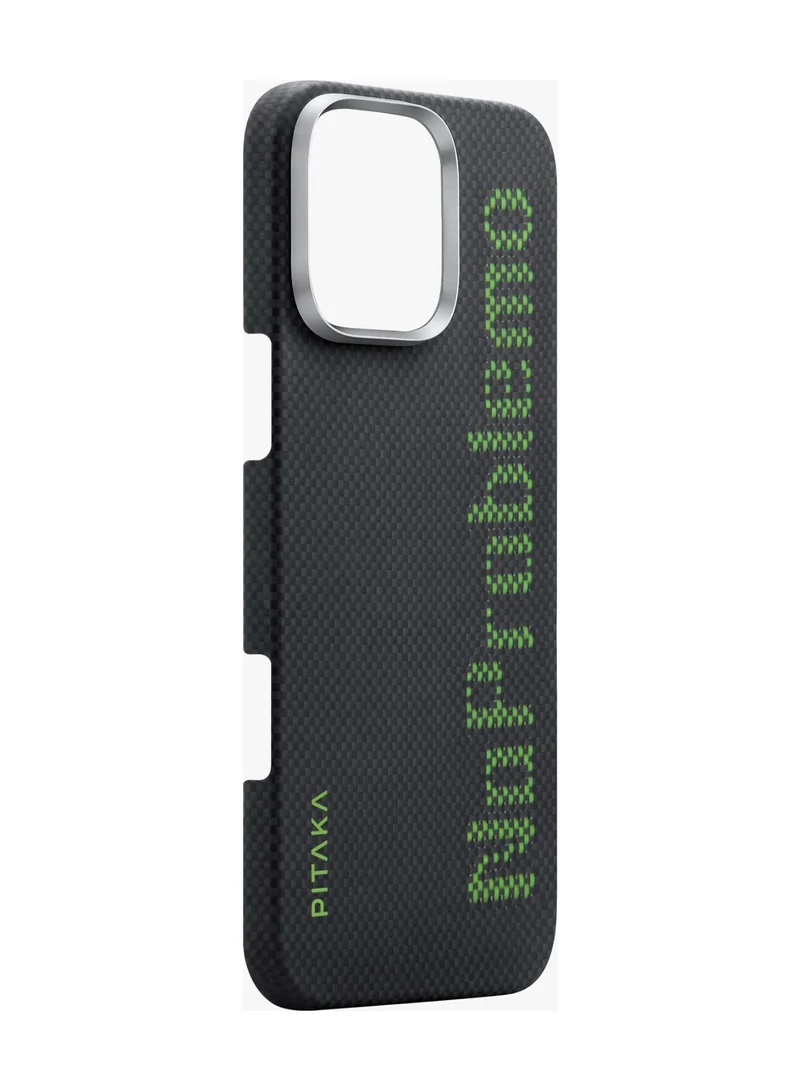 بيتاكا جراب MagSafe لهاتف iPhone 16 Pro من Aries Tactile Woven Cover / متوافق مع الشحن اللاسلكي / غطاء خلفي خفيف الوزن ونحيف - لا توجد مشكلة