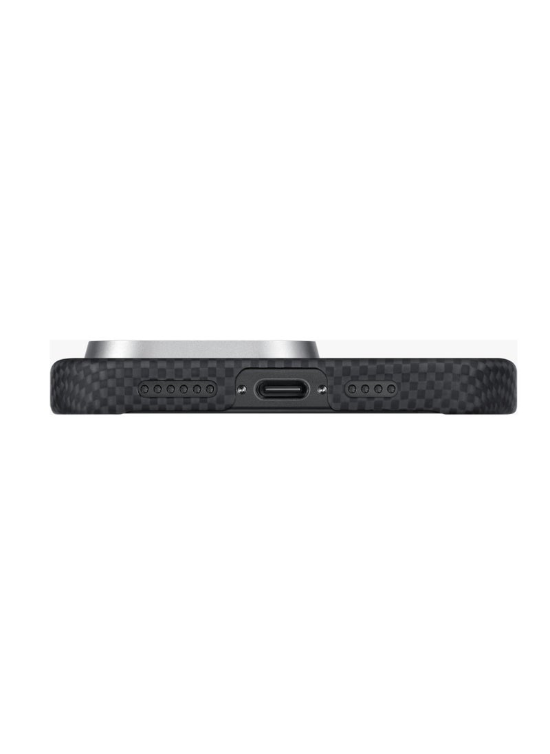 PITAKA - iPhone 16 Pro MagSafe Case Aries Tactile Woven Cover / Wireless Charging-Friendly / Lightweight and Slim Back Cover - No Problemo - Image 1
