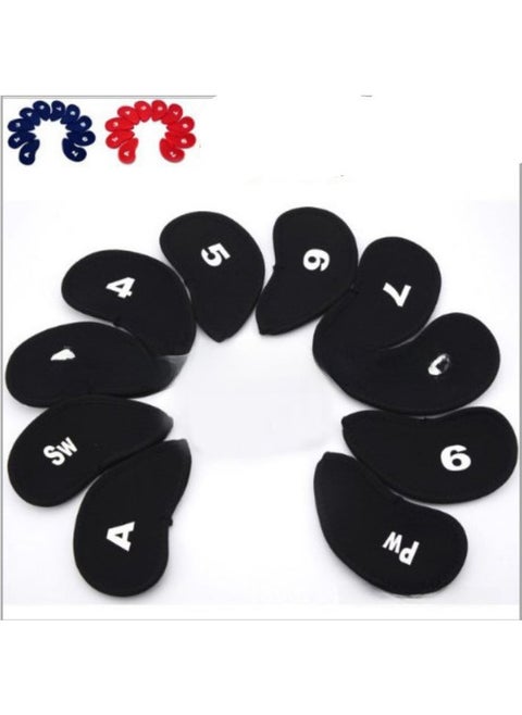 Golf Hat Clip Green Fork Putter Iron Cover Set Light and simple ball set three-color selection