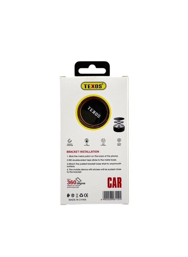 Texos TX-MH03 Magnetic Metal Car Phone Holder Mount - Image 2
