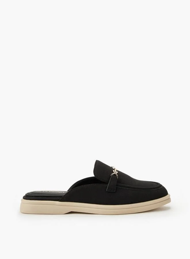 لو كونفورت Women Metallic Detail Mules