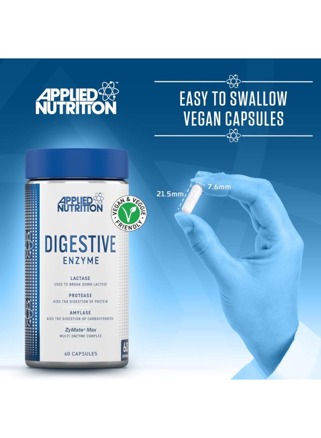 أبلايد نيوتريشن مركب إنزيمات الهضم من أبلايد نيوتريشن - دعم هضمي متطور لتحسين امتصاص العناصر الغذائية وراحة الأمعاء (60 كبسولة) - Image 3
