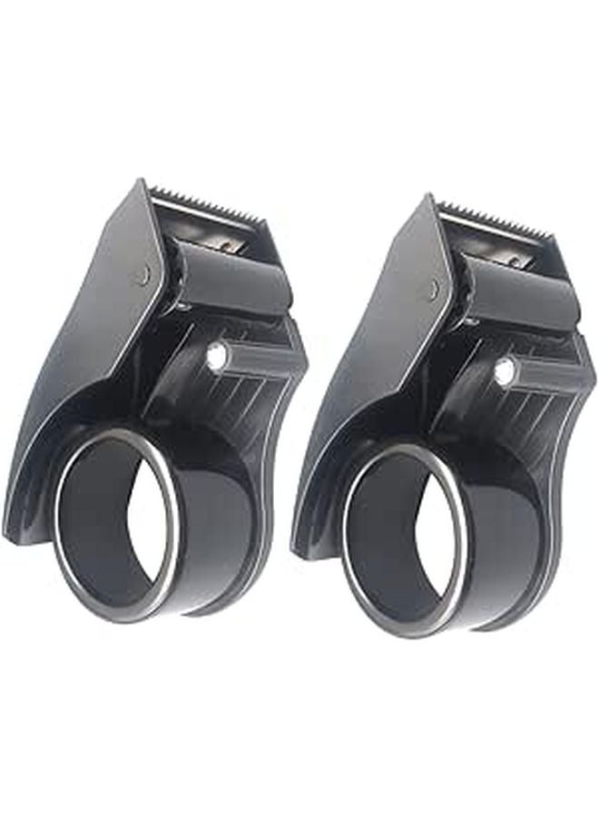 Ergonomic Handheld Tape Dispenser With Cutter For Precise Sealing Warehouse Shipping Use Random Color - Image 1