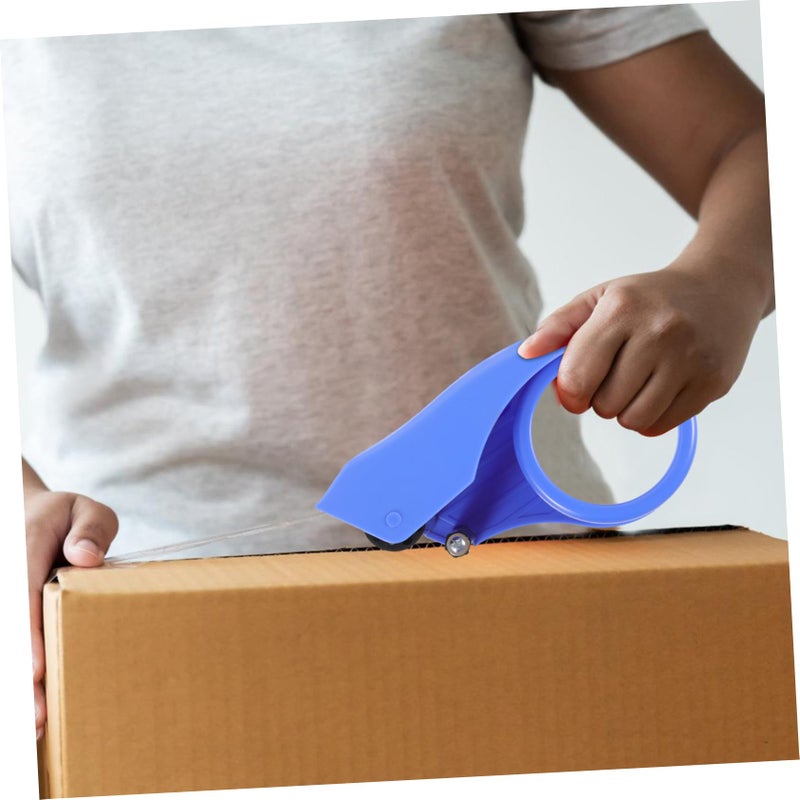 Ergonomic Handheld Tape Dispenser With Cutter For Precise Sealing Warehouse Shipping Use Random Color - Image 5