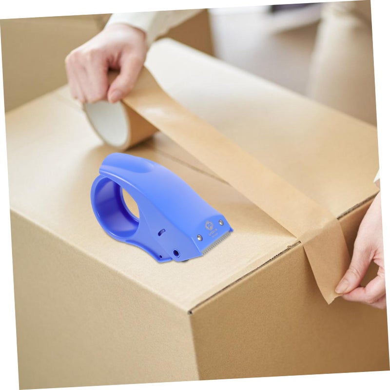 Ergonomic Handheld Tape Dispenser With Cutter For Precise Sealing Warehouse Shipping Use Random Color - Image 3