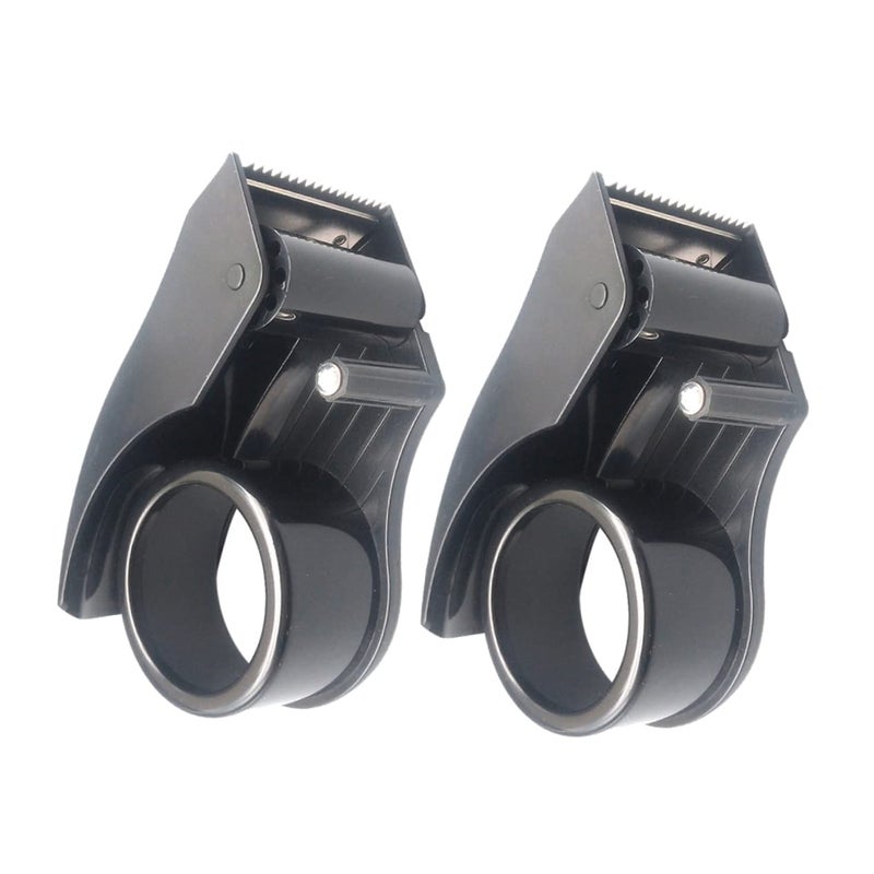 Ergonomic Handheld Tape Dispenser With Cutter For Precise Sealing Warehouse Shipping Use Random Color - Image 2