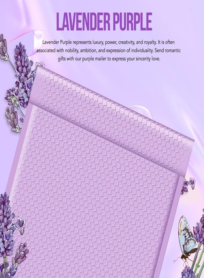 Fuxury أكياس فوكشري الفقاعية 12x15" لافندر بنفسجي مغلفة 25 حزمة أكياس فقاعية كبيرة لاصقة قوية أكياس مغلفة ذاتية الإغلاق للشحن للأعمال الصغيرة، المجلات، الملابس. - Image 3