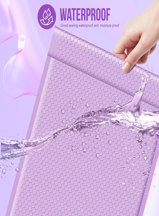 Fuxury أكياس فوكشري الفقاعية 12x15" لافندر بنفسجي مغلفة 25 حزمة أكياس فقاعية كبيرة لاصقة قوية أكياس مغلفة ذاتية الإغلاق للشحن للأعمال الصغيرة، المجلات، الملابس. - Image 5