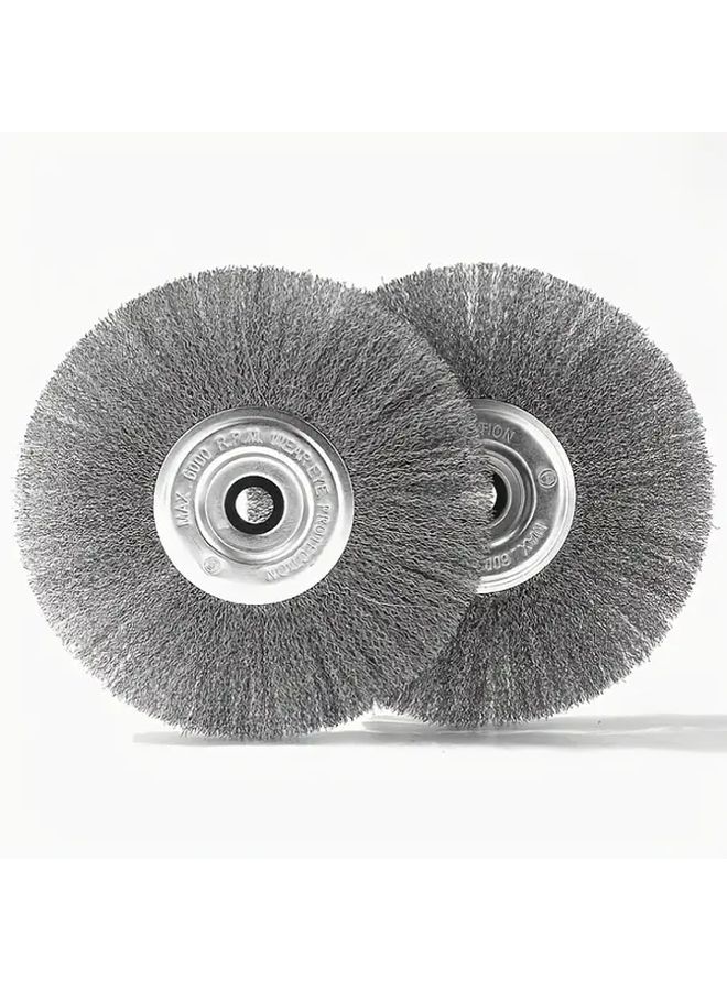 6 Inch High Carbon Steel Wire Brush For Angle Grinder Rust Removal And Polishing - Image 1