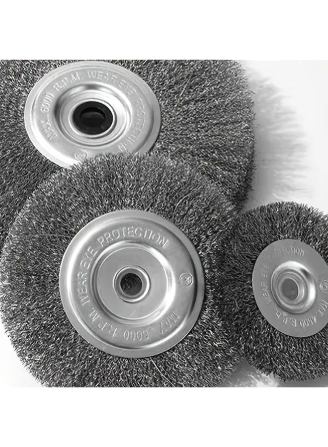 6 Inch High Carbon Steel Wire Brush For Angle Grinder Rust Removal And Polishing - Image 3