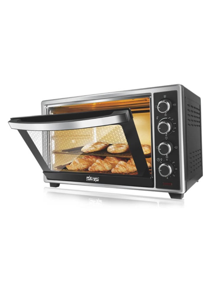 DSP DSP Electric Toaster Oven KT48 Countertop Convection Oven with Bake Pan, Broil Rack 48L- 2000W  - Image 1