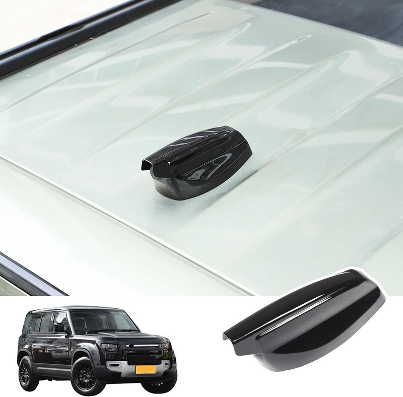 Bekantogy Car Shark Fin Antenna Cover for Land Rover Defender 90 110 130 (2020-2024) - Black ABS Decorative Cover - Image 1