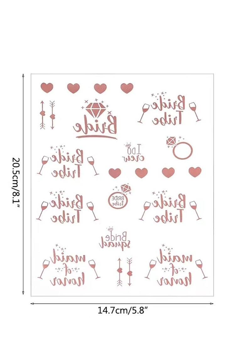 Bride To Be Printed Sash With Crown and Shoulder Length Veil Set - Image 3